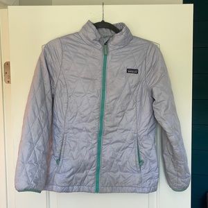 Lilac Patagonia girls puffer
